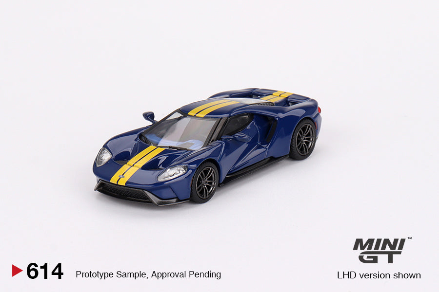 Mini GT No.614 Ford GT Sunoco Blue