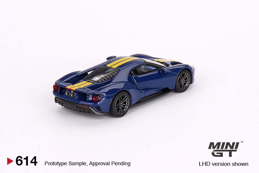 Mini GT No.614 Ford GT Sunoco Blue