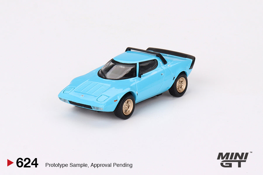 Mini GT No.624 Lancia Stratos HF Stradale Azzuro Chiaro