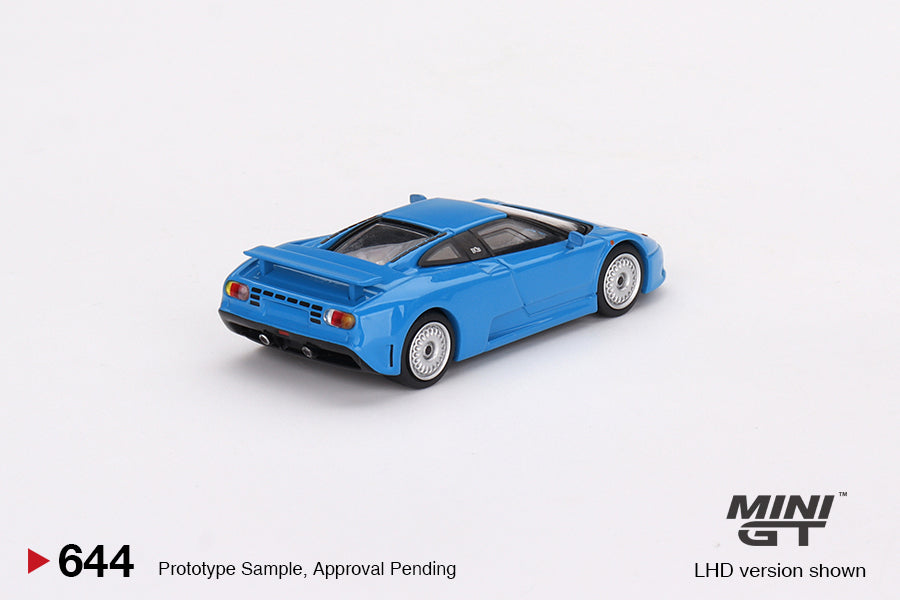 Mini GT No.644 Bugatti EB110 GT Blu Bugatti