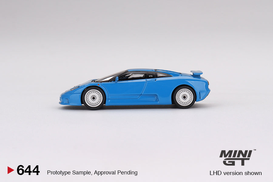 Mini GT No.644 Bugatti EB110 GT Blu Bugatti