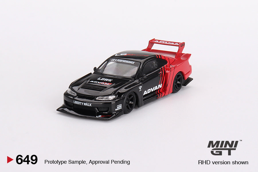 Mini GT No.649 Nissan LB-Super Silhouette S15 SILVIA ADVAN