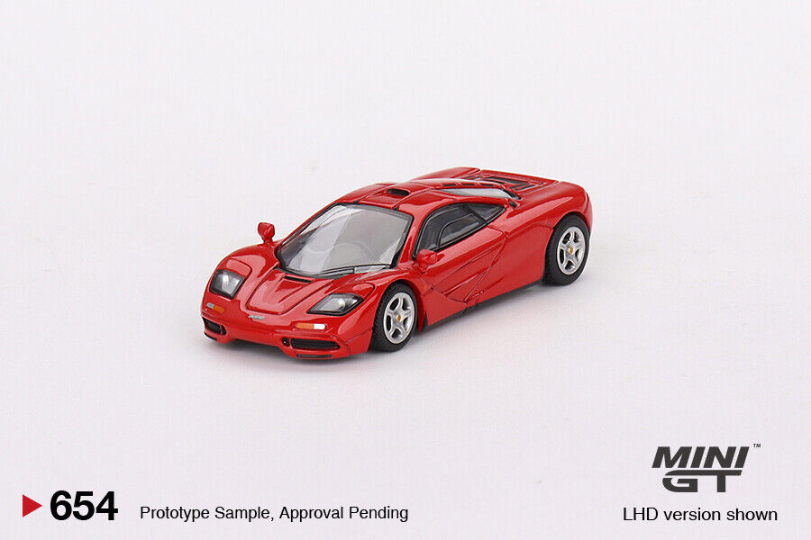 Mini GT No.654 McLaren F1 Red (Blister Pack) - MiJo Exclusives