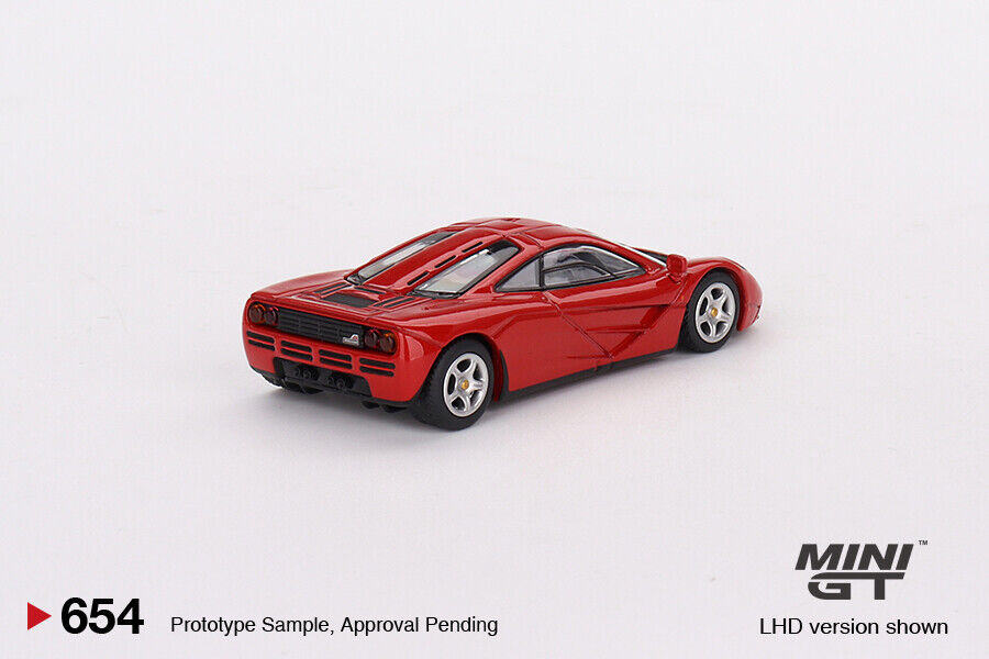 Mini GT No.654 McLaren F1 Red (Blister Pack) - MiJo Exclusives
