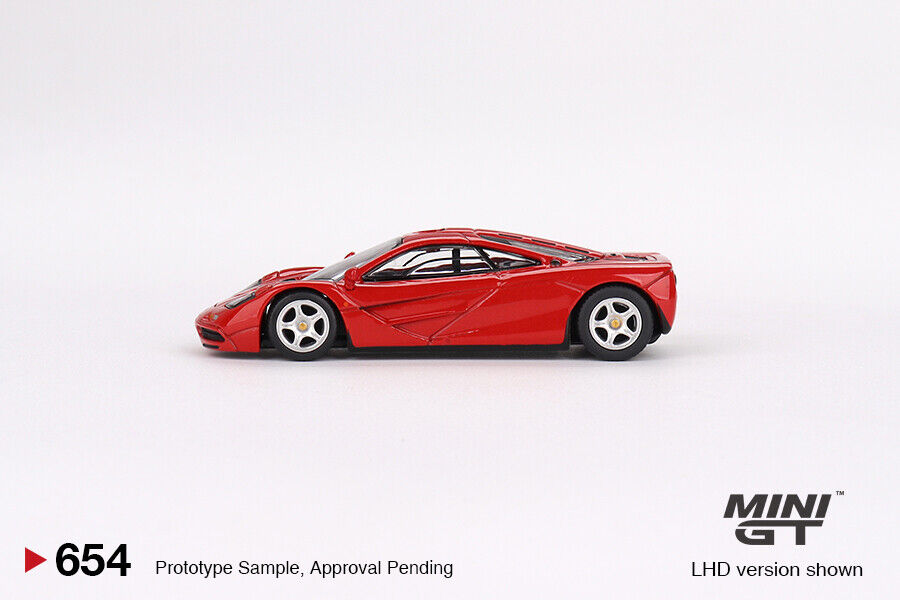 Mini GT No.654 McLaren F1 Red (Blister Pack) - MiJo Exclusives