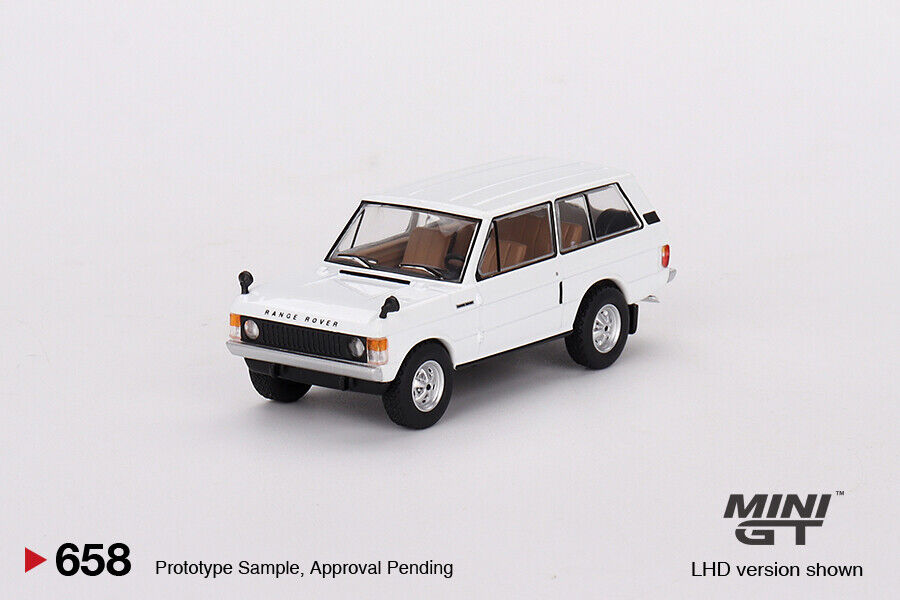 Mini GT No.658 Range Rover Davos White (Blister Pack) - MiJo Exclusives