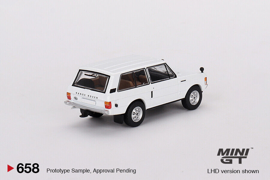 Mini GT No.658 Range Rover Davos White (Blister Pack) - MiJo Exclusives