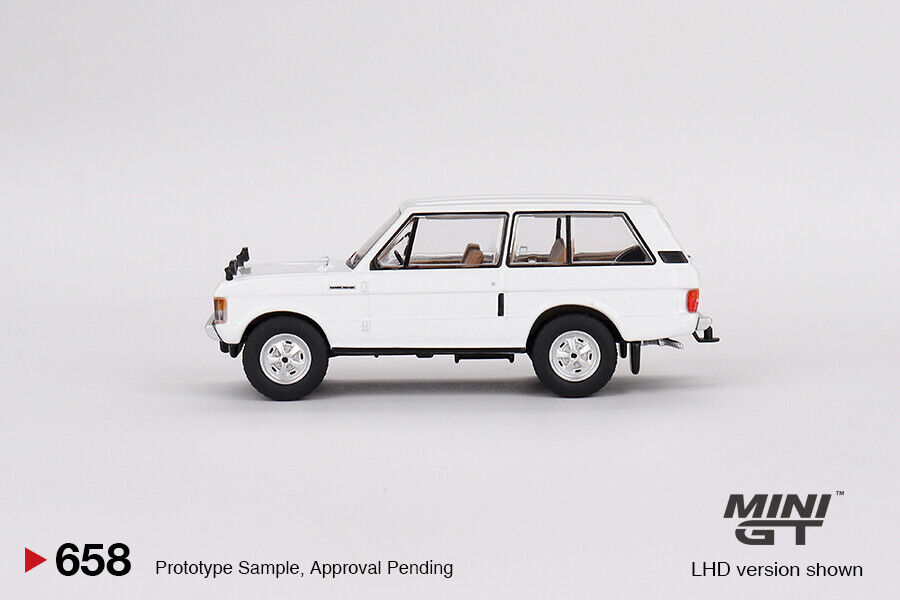 Mini GT No.658 Range Rover Davos White (Blister Pack) - MiJo Exclusives