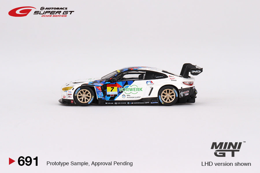 Mini GT No.691 BMW M4 GT3 #7 "Studie BMW M4" BMW M Team Studie x CRS 2023 SUPER GT SERIES (Japan Exclusive)