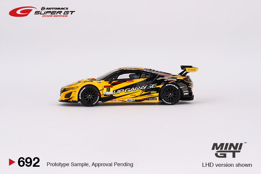 Mini GT No.692 Honda NSX GT3 EVO22 #18 "UPGARAGE NSX GT3" TEAM UPGARAGE 2023 SUPER GT SERIES (Blister Pack) - Japan Exclusive