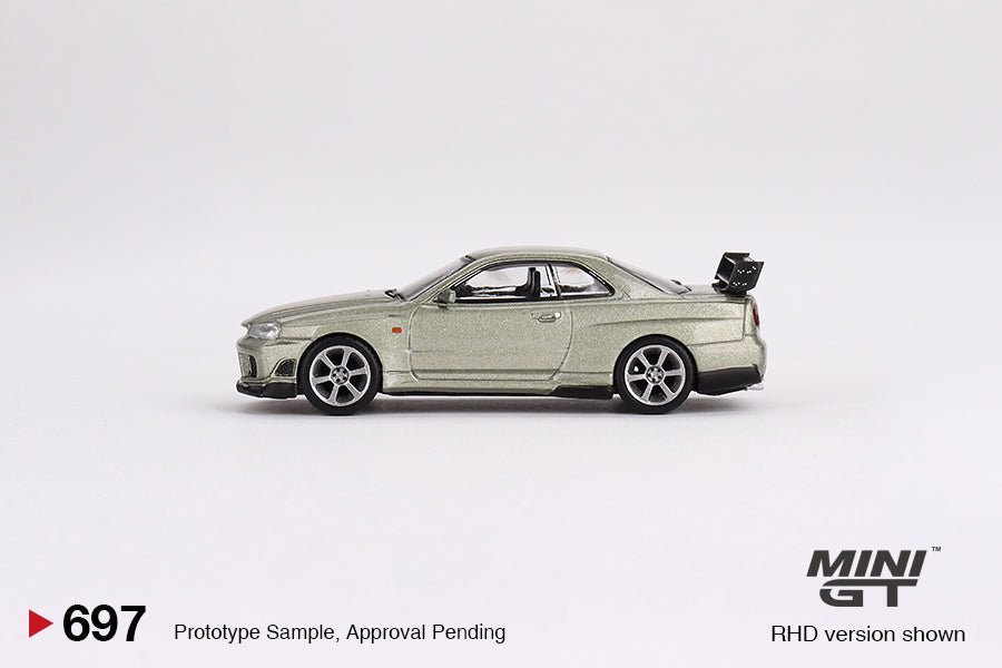 Mini GT No.697 Nissan Skyline GT-R (R34) Tommykaira R-z Millenium Jade