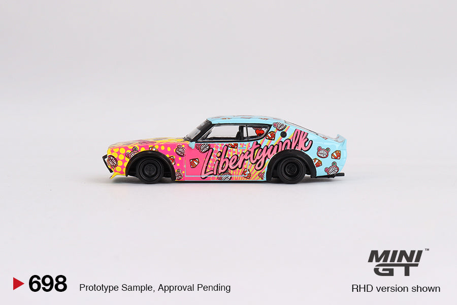 Mini GT No.698 Nissan Skyline Kenmeri Liberty Walk LBWK KUMA