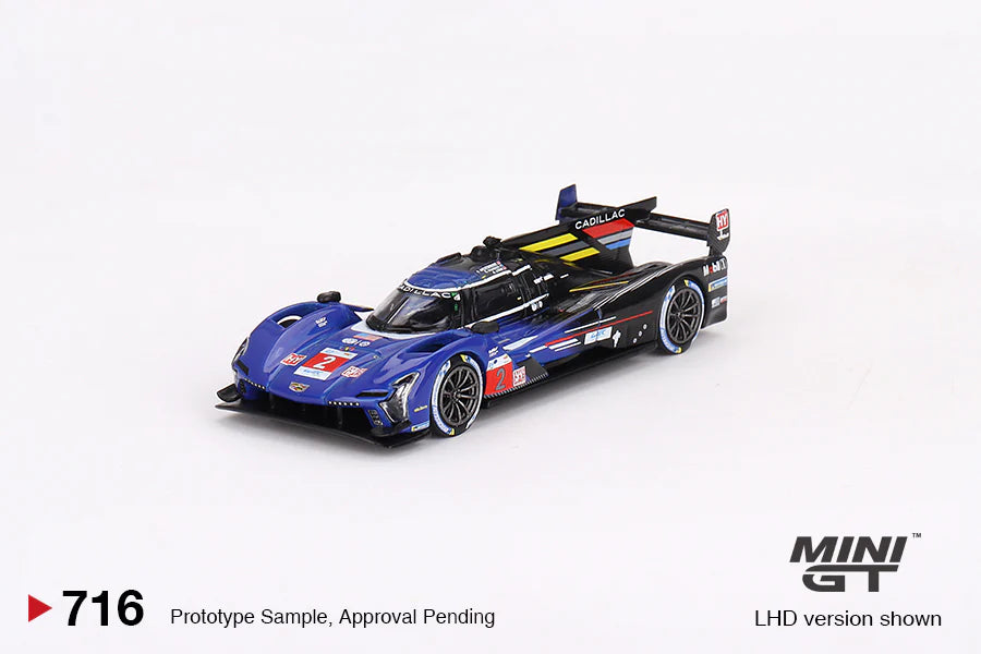Mini GT No.716 Cadillac V-Series.R #2 2023 Le Mans 24 Hrs 3rd Place Cadillac Racing
