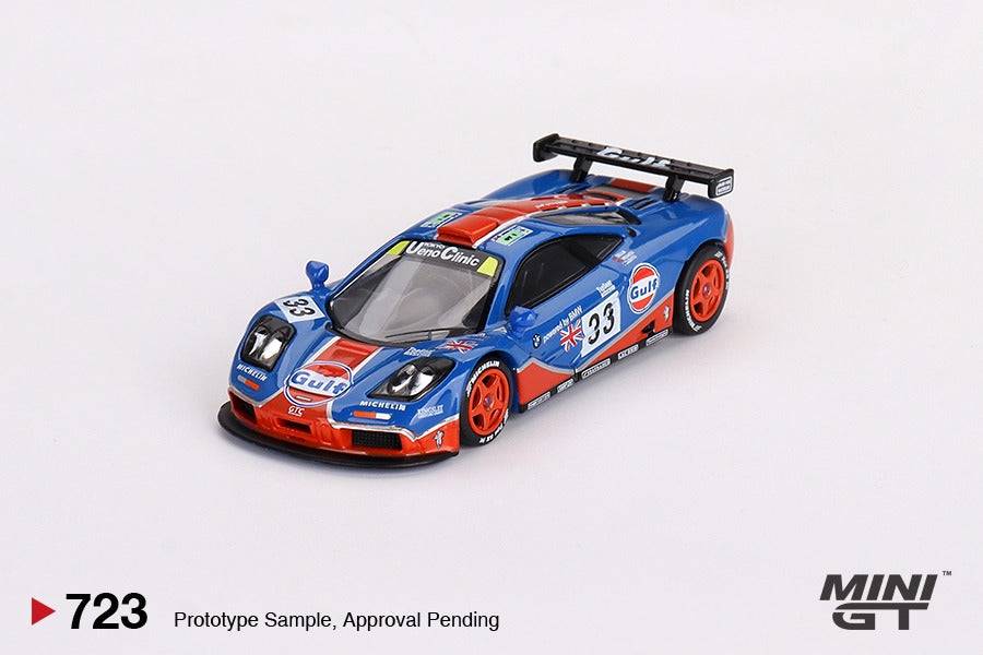 Mini GT No.723 McLaren F1 GTR #33 1996 Le Mans 24 Hrs