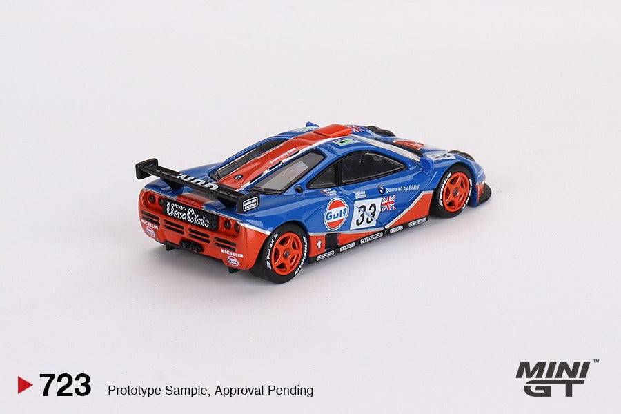 Mini GT No.723 McLaren F1 GTR #33 1996 Le Mans 24 Hrs