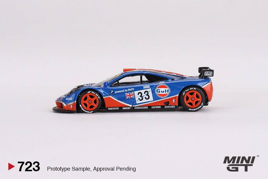 Mini GT No.723 McLaren F1 GTR #33 1996 Le Mans 24 Hrs