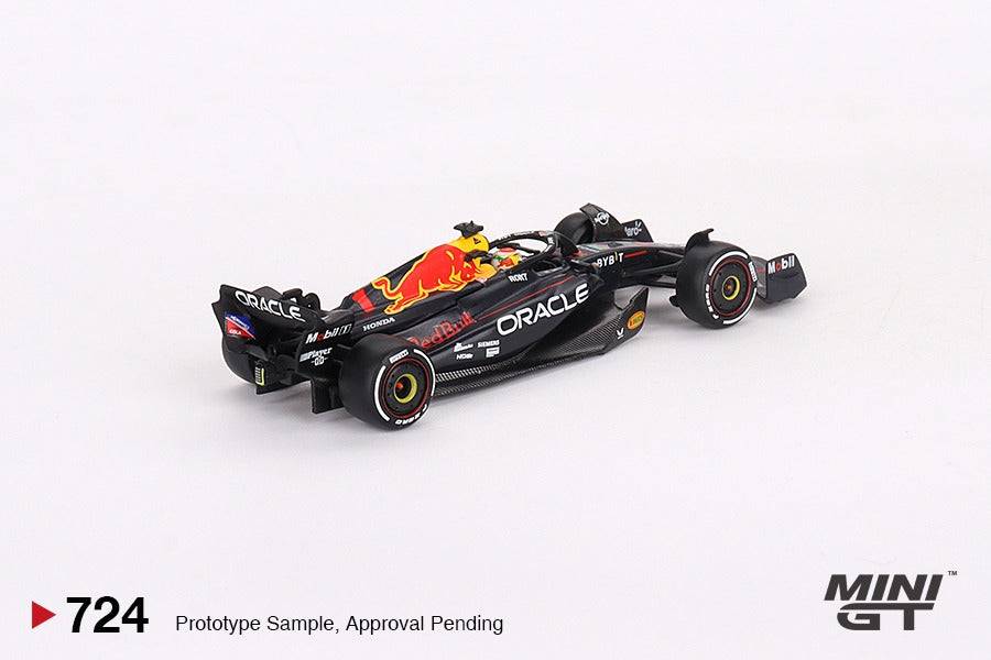 *Pre-Order* Mini GT No.724 Oracle Red Bull Racing RB19 #1 Max Verstappen 2023 F1 2023 Bahrain GP Winner
