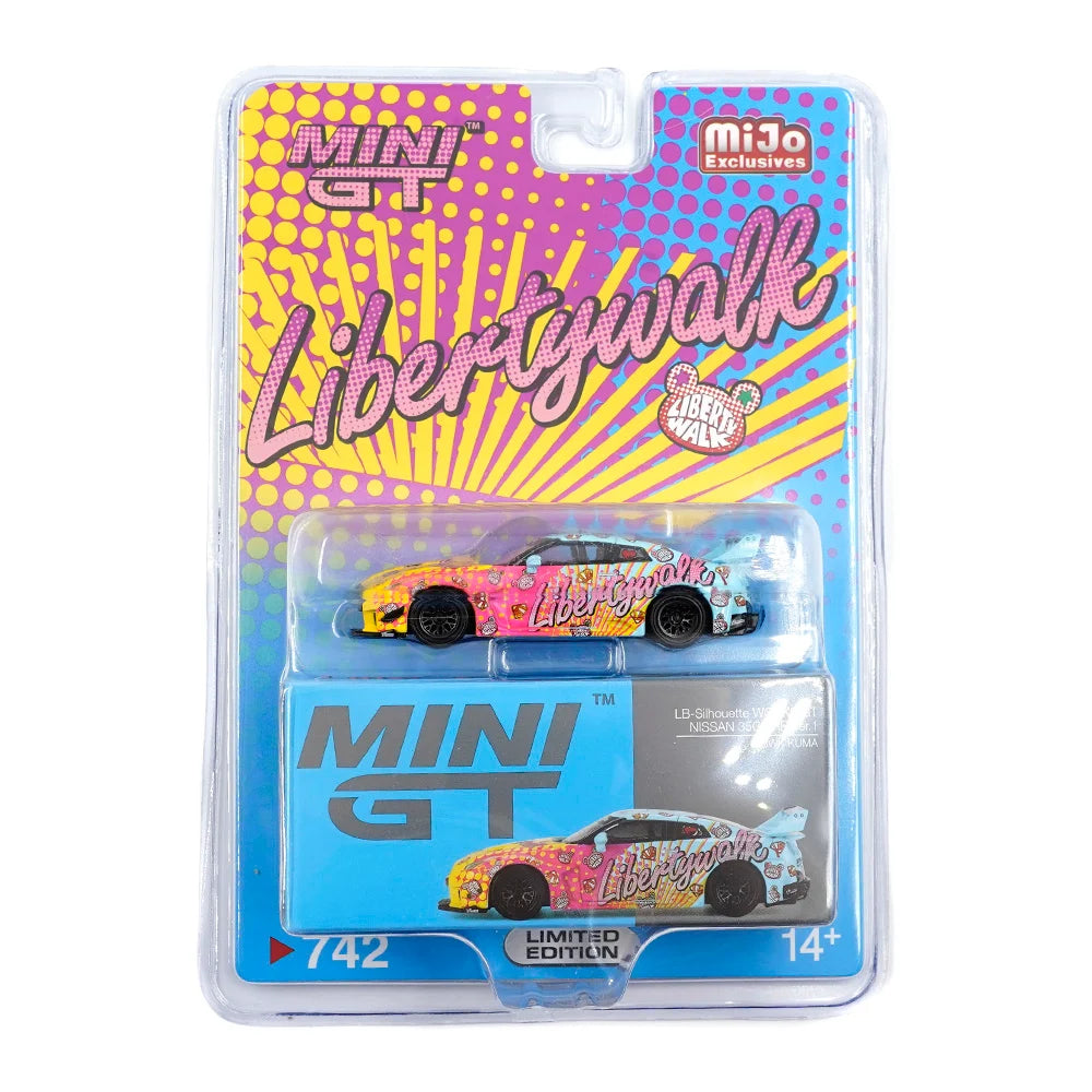Mini GT No.743 Nissan Silvia (S15) LB-Super Silhouette LBWK KUMA (Blister Pack) - MIJO Exclusives