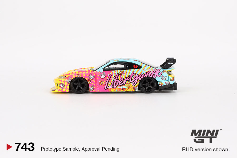 Mini GT No.743 Nissan Silvia (S15) LB-Super Silhouette LBWK KUMA
