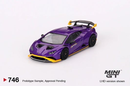 Mini GT No.746 Lamborghini Huracán STO Viola Pasifae