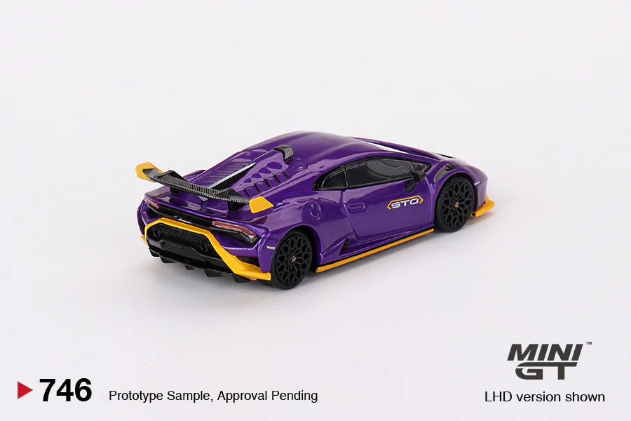 Mini GT No.746 Lamborghini Huracán STO Viola Pasifae