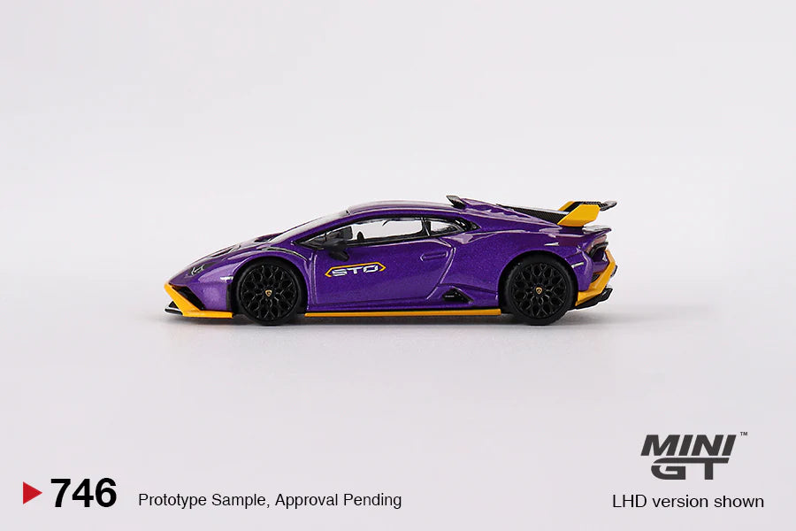 Mini GT No.746 Lamborghini Huracán STO Viola Pasifae