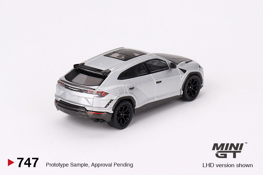 Mini GT No.747 Lamborghini Urus Performante Grigio Nimbus