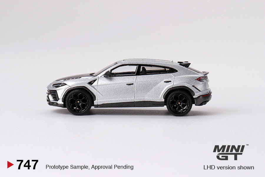 Mini GT No.747 Lamborghini Urus Performante Grigio Nimbus
