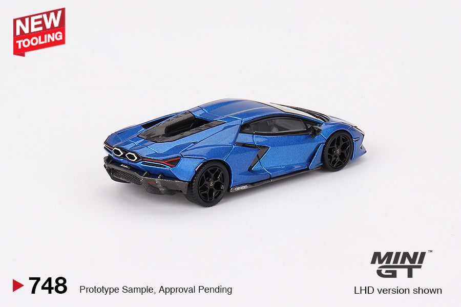 Mini GT No.748 Lamborghini Revuelto Blu Eleos