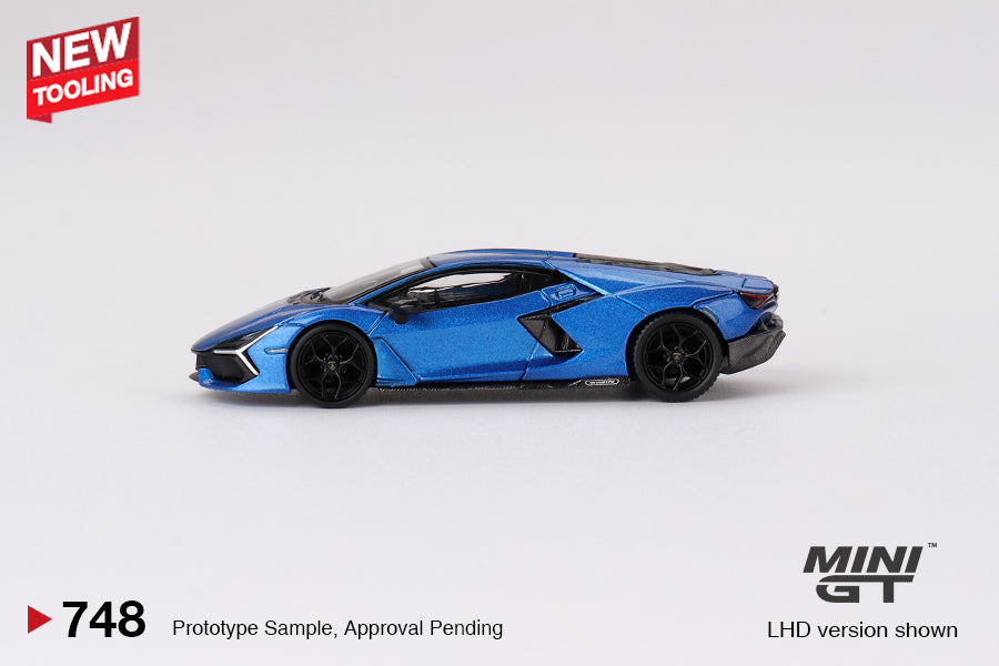 Mini GT No.748 Lamborghini Revuelto Blu Eleos
