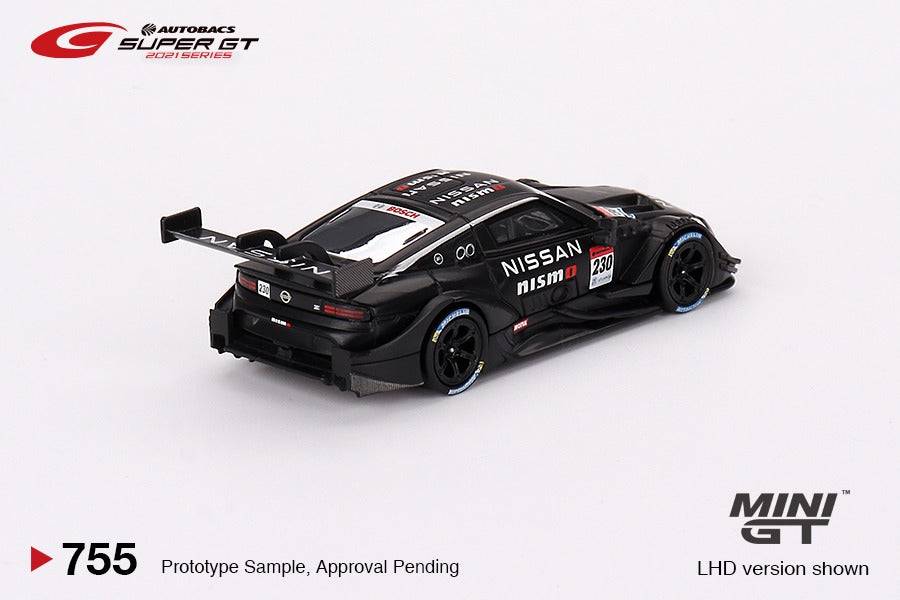 Mini GT No.755 Nissan Z GT500 #230 2021 Nismo Presentation (Blister Pack) - Super GT Series