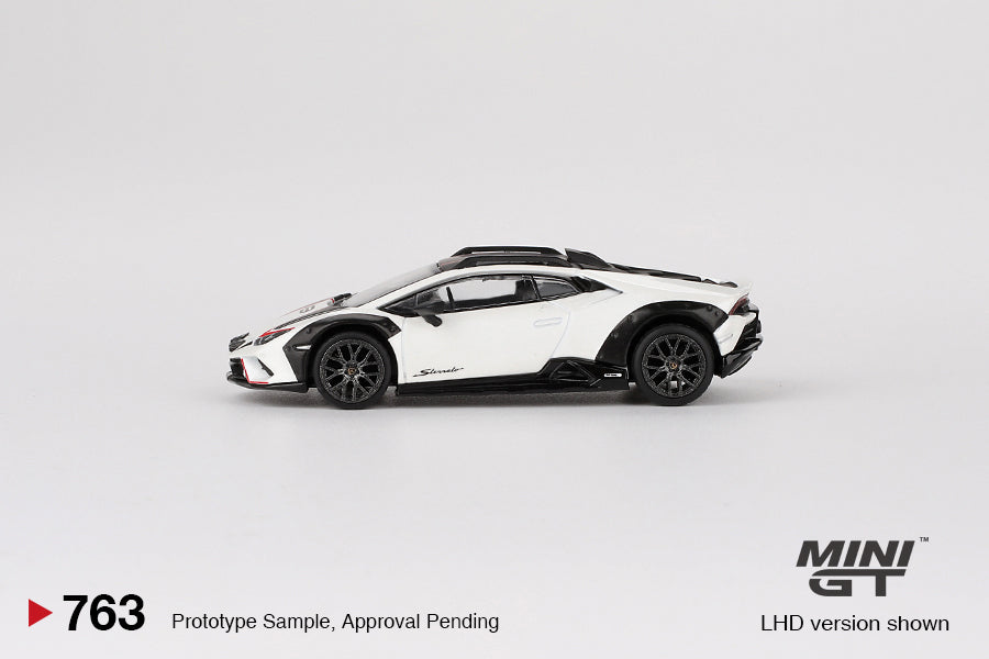 Mini GT No.763 Lamborghini Huracán Sterrato Bianco Asopo (Blister Pack) - MiJo Exclusives