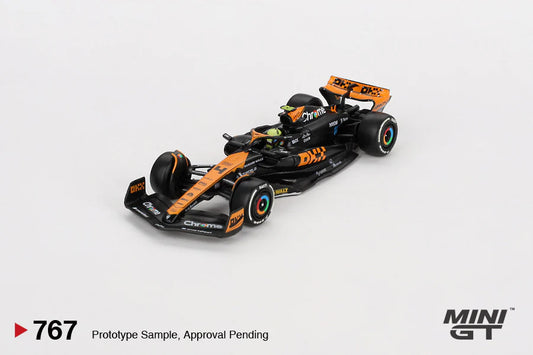 Mini GT No.767 McLaren MCL60 #4 Lando Norris 2023 F1 2023 Japanese GP 2nd Place