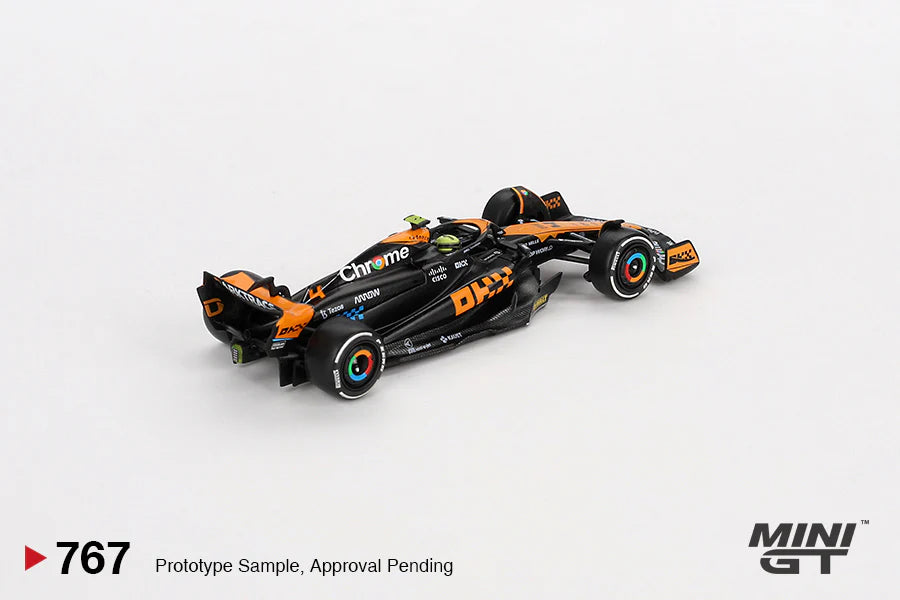 Mini GT No.767 McLaren MCL60 #4 Lando Norris 2023 F1 2023 Japanese GP 2nd Place