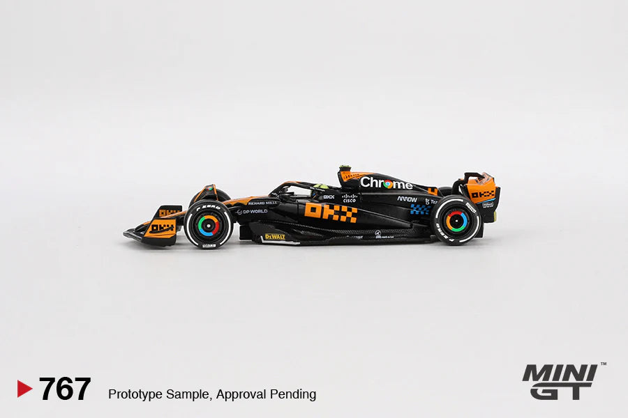 Mini GT No.767 McLaren MCL60 #4 Lando Norris 2023 F1 2023 Japanese GP 2nd Place