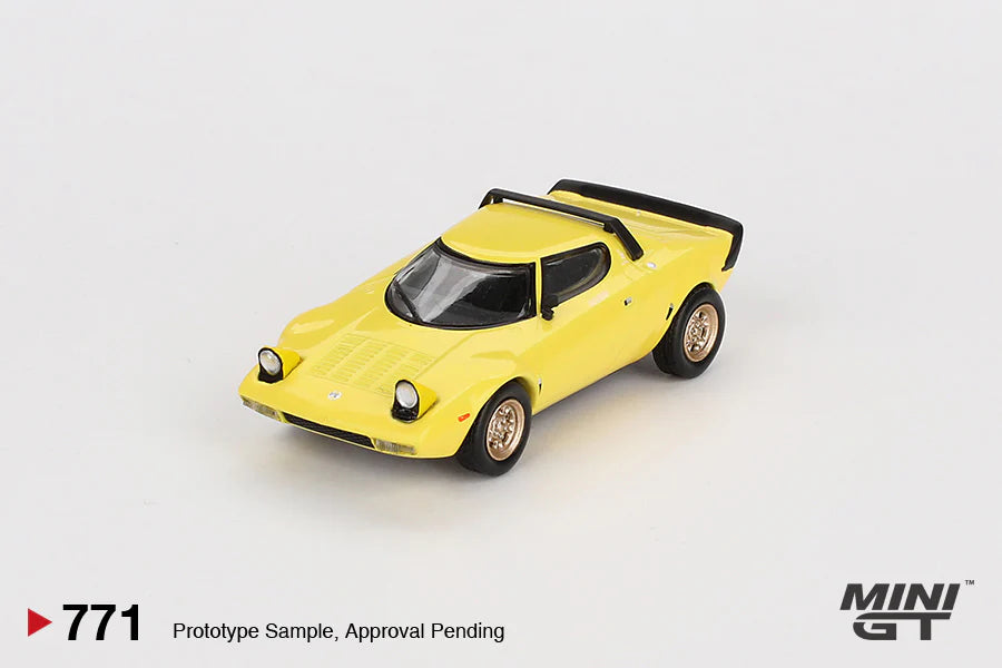 Mini GT No.771 Lancia Stratos HF Stradale Giallo Fly