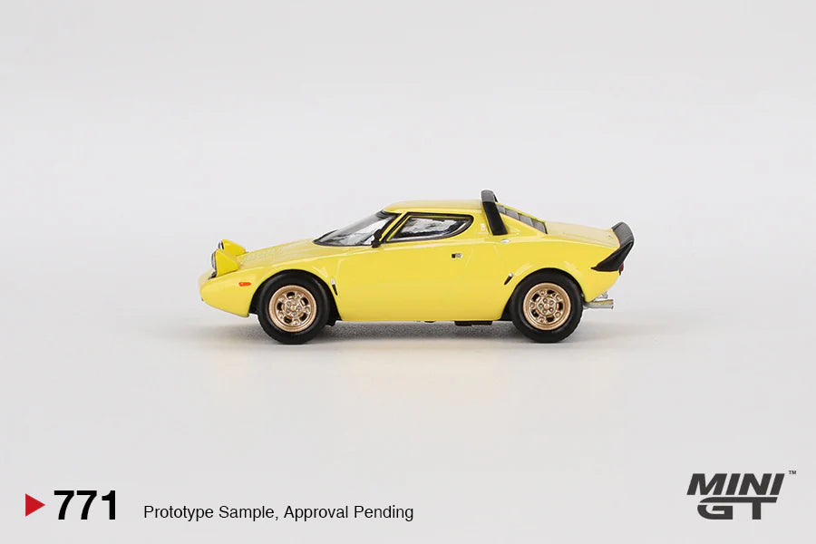 Mini GT No.771 Lancia Stratos HF Stradale Giallo Fly