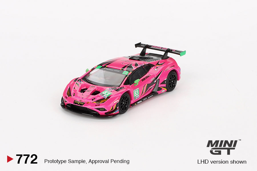 Mini GT No.772 Lamborghini Huracán GT3 EVO2 #83 2023 IMSA Daytona 24 Hrs Iron Dames