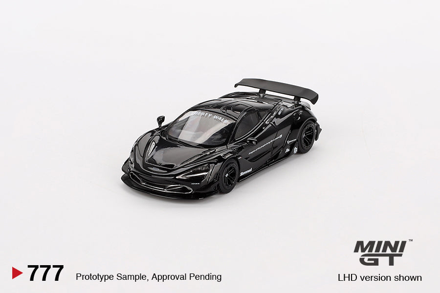 Mini GT No.777 McLaren 720S LB★Works Black (Blister Pack) - MiJo Exclusives