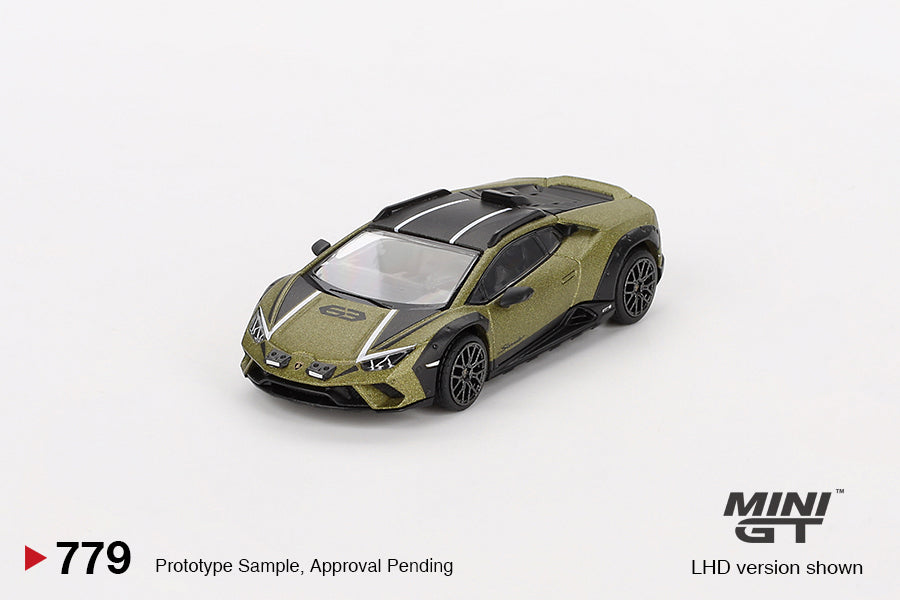 Mini GT No.779 Lamborghini Huracán Sterrato Verde Gea Matt (Blister Pack) - MIJO Exclusives