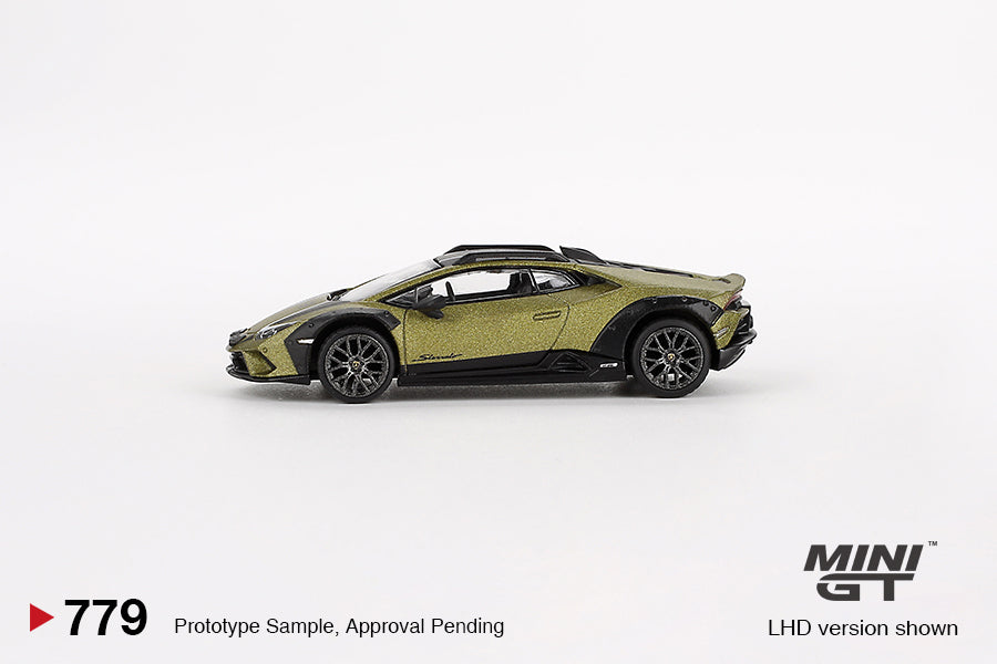 Mini GT No.779 Lamborghini Huracán Sterrato Verde Gea Matt (Blister Pack) - MIJO Exclusives