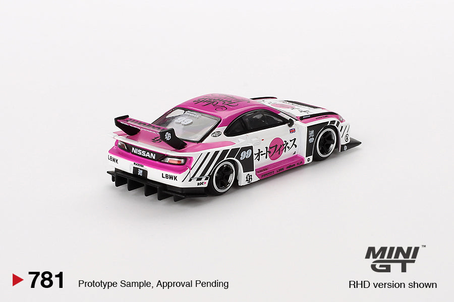 Mini GT No.781 Nissan SILVIA (S15) LB-Super Silhouette Auto Finesse SEMA 2023 (Blister Pack)