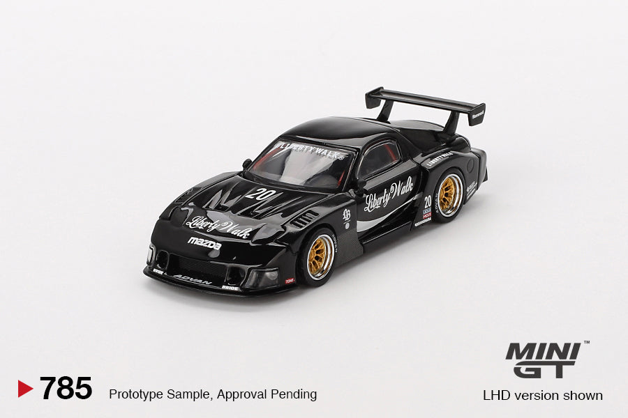 Mini GT No.785 Mazda RX-7 LB-Super Silhouette Liberty Walk Black