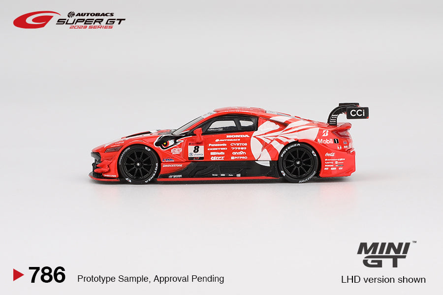 Mini GT No.786 Honda NSX-GT "Type S" GT500 #8 "ARTA MUGEN NSX-GT" ARTA 2023 SUPER GT Series (Blister Pack) - Japan Exclusive