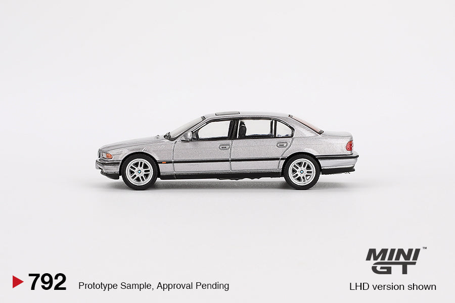 *Pre-Order* Mini GT No.792 BMW 750IL Aspen Silver Metallic