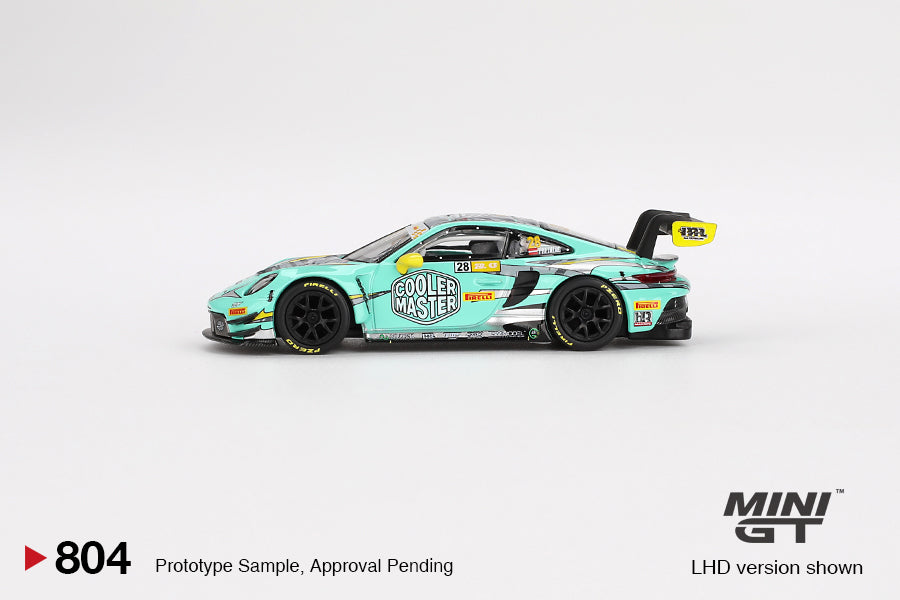 Mini GT No.804 Porsche 911 GT3 R #28 2023 FIA GT World Cup 70th Macau Grand Prix HubAuto Racing