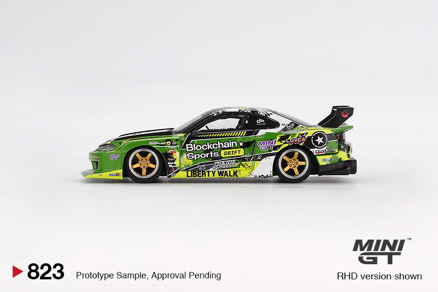 *Pre-Order* Mini GT No.823 Nissan LB-Super Silhouette S15 SILVIA #555 V2 2024 Formula Drift Japan