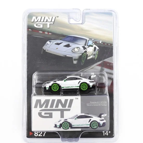 Mini GT No.827 Porsche 911 GT3 RS Tribute to Carrera RS Package (Blister Pack)