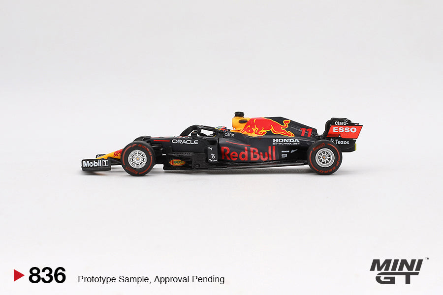Mini GT No.836 Red Bull RB16B #11 2021 Azerbaijan Grand Prix Winner Sergio Pérez