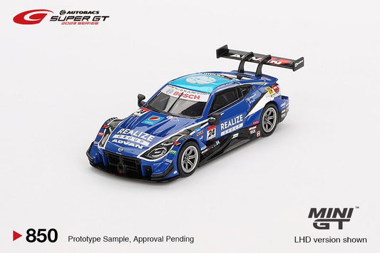Mini GT No.850 Nissan Z GT500 #24 "REALIZE CORPORTATION ADVAN Z" KONDO RACING 2023 Super GT Series (Blister Pack)